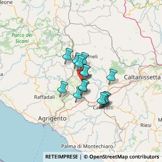 Mappa Via Salvo D'Acquisto, 93010 Milena CL, Italia (9.758)