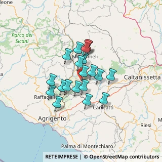 Mappa Via Salvo D'Acquisto, 93010 Milena CL, Italia (10.906)