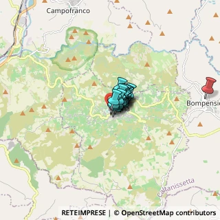 Mappa Via Salvo D'Acquisto, 93010 Milena CL, Italia (0.605)