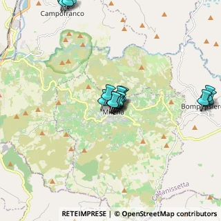 Mappa Via Alessandro Volta, 93010 Milena CL, Italia (1.911)