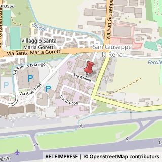 Mappa Via Melilli, n. 7, 95121 Catania, Catania (Sicilia)