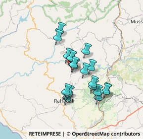 Mappa Contrada da Canale, 92020 Sant'Angelo Muxaro AG, Italia (6.064)