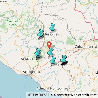 Mappa Via della Vittoria, 93010 Milena CL, Italia (14.22588)