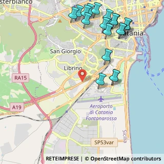 Mappa Via Gelso Bianco, 95121 Catania CT, Italia (3.0825)