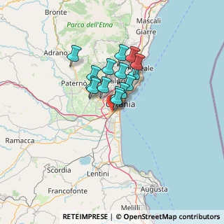 Mappa Via Gelso Bianco, 95121 Catania CT, Italia (9.788)