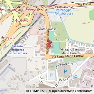 Mappa Via Fontanarossa, 95121 Catania CT, Italia, 95121 Catania, Catania (Sicilia)