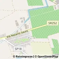 Hartă Romans d'Isonzo