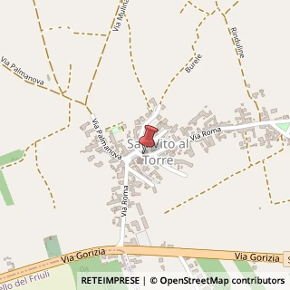 Mappa Via Roma, 35, 33050 San Vito al Torre, Udine (Friuli-Venezia Giulia)
