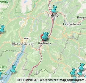 Mappa Via Baroni Cavalcabò, 38068 Rovereto TN, Italia (28.28733)