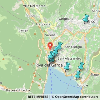 Mappa Via San Cassiano, 38066 Riva del Garda TN, Italia (1.73455)