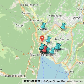 Mappa Via San Cassiano, 38066 Riva del Garda TN, Italia (1.2855)