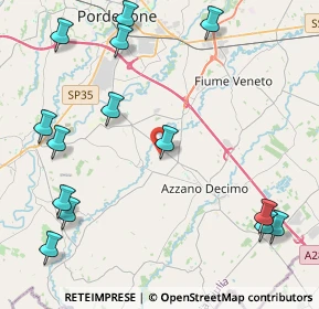 Mappa Italia, 33082 Azzano Decimo PN, Italia (5.51071)