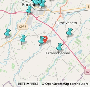 Mappa Italia, 33082 Azzano Decimo PN, Italia (6.086)