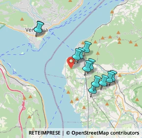 Mappa Via Michelangelo Buonarroti, 21014 Laveno-Mombello VA, Italia (3.10583)