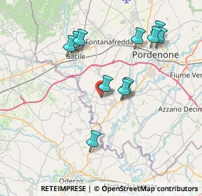 Mappa SP15, 33070 Brugnera PN, Italia (7.40545)