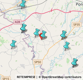 Mappa SP15, 33070 Brugnera PN, Italia (4.49909)