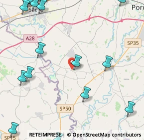 Mappa SP15, 33070 Brugnera PN, Italia (6.882)