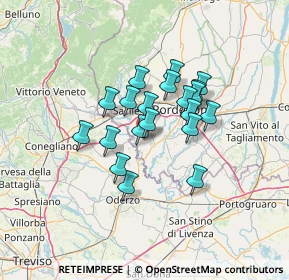 Mappa SP15, 33070 Brugnera PN, Italia (9.6405)