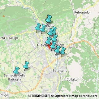 Mappa Via Antonio Meucci, 31053 Pieve di Soligo TV, Italia (1.43571)