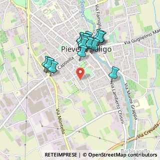 Mappa Via Antonio Meucci, 31053 Pieve di Soligo TV, Italia (0.416)