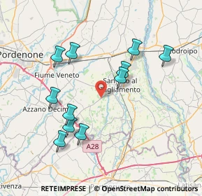 Mappa Loc Pissarelle, 33078 San Vito al Tagliamento PN, Italia (7.38545)