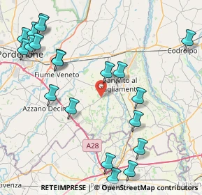 Mappa Loc Pissarelle, 33078 San Vito al Tagliamento PN, Italia (10.313)
