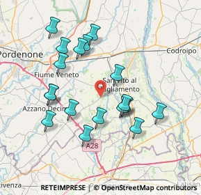 Mappa Loc Pissarelle, 33078 San Vito al Tagliamento PN, Italia (7.14389)