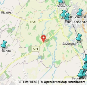 Mappa Loc Pissarelle, 33078 San Vito al Tagliamento PN, Italia (3.80833)