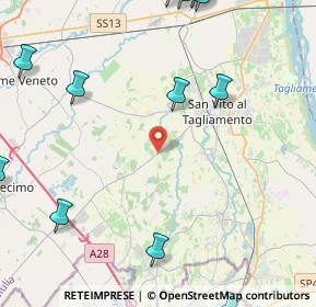 Mappa Loc Pissarelle, 33078 San Vito al Tagliamento PN, Italia (6.5)