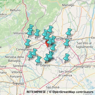 Mappa Via Calderano, 33070 Brugnera PN, Italia (10.922)