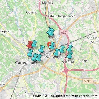 Mappa Via Raffaello, 31020 San Vendemiano TV, Italia (1.38214)