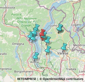 Mappa Laveno Mombello, 21014 Laveno-Mombello VA, Italia (8.97083)