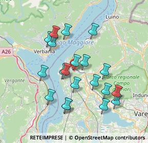 Mappa Via L. Arioli, 21014 Laveno-Mombello VA, Italia (6.778)