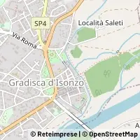Map Gradisca d'Isonzo