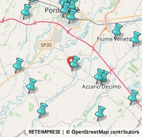 Mappa Via Corva, 33082 Azzano Decimo PN, Italia (5.959)