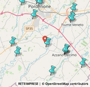 Mappa Via Corva, 33082 Azzano Decimo PN, Italia (5.847)