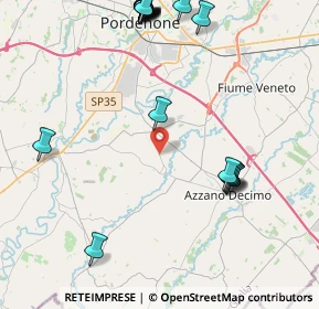 Mappa Via Corva, 33082 Azzano Decimo PN, Italia (5.4325)