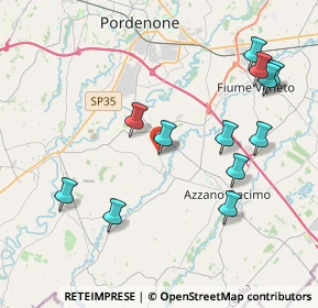 Mappa Via Corva, 33082 Azzano Decimo PN, Italia (4.26083)