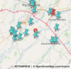 Mappa Via Corva, 33082 Azzano Decimo PN, Italia (4.6125)