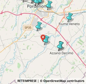 Mappa Via Corva, 33082 Azzano Decimo PN, Italia (5.20833)