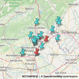 Mappa Vicolo Roma, 31020 San Vendemiano TV, Italia (11.44167)