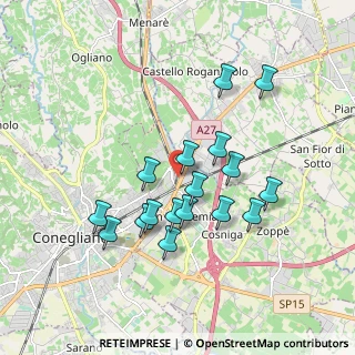 Mappa Vicolo Roma, 31020 San Vendemiano TV, Italia (1.62353)