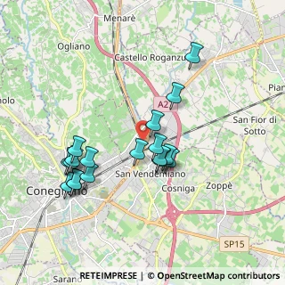 Mappa Vicolo Roma, 31020 San Vendemiano TV, Italia (1.76778)