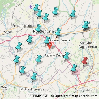 Mappa Via Fiumicino 13, 33082 Azzano Decimo PN (10.351)