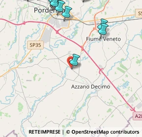Mappa Via Fiumicino 13, 33082 Azzano Decimo PN (6.71895)