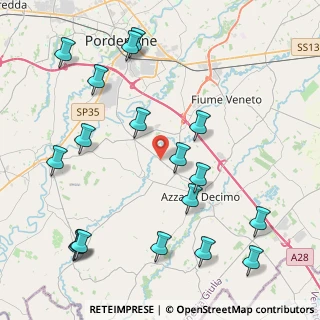 Mappa Via Fiumicino 13, 33082 Azzano Decimo PN (5.07278)
