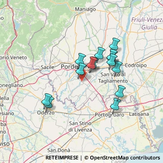 Mappa Via Fiumicino 13, 33082 Azzano Decimo PN (12.30214)