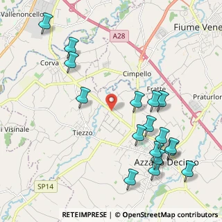Mappa Via Fiumicino 13, 33082 Azzano Decimo PN (2.42176)