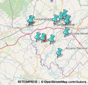 Mappa Via Croce, 33070 Brugnera PN, Italia (6.85583)