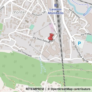 Mappa Via S. Pellico, 5, 21014 Laveno-Mombello, Varese (Lombardia)